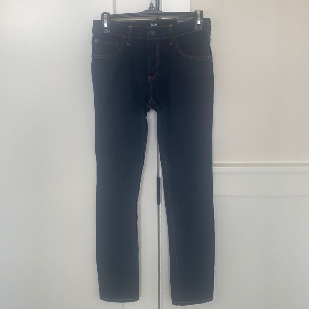 GAP Denim Boy's High Stretch Skinny Leg Adjustable Waist Jeans Size Regular 14